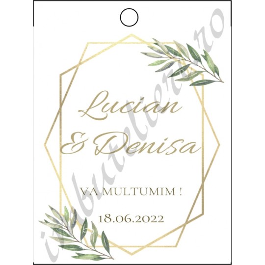 Eticheta carton nunta 3
